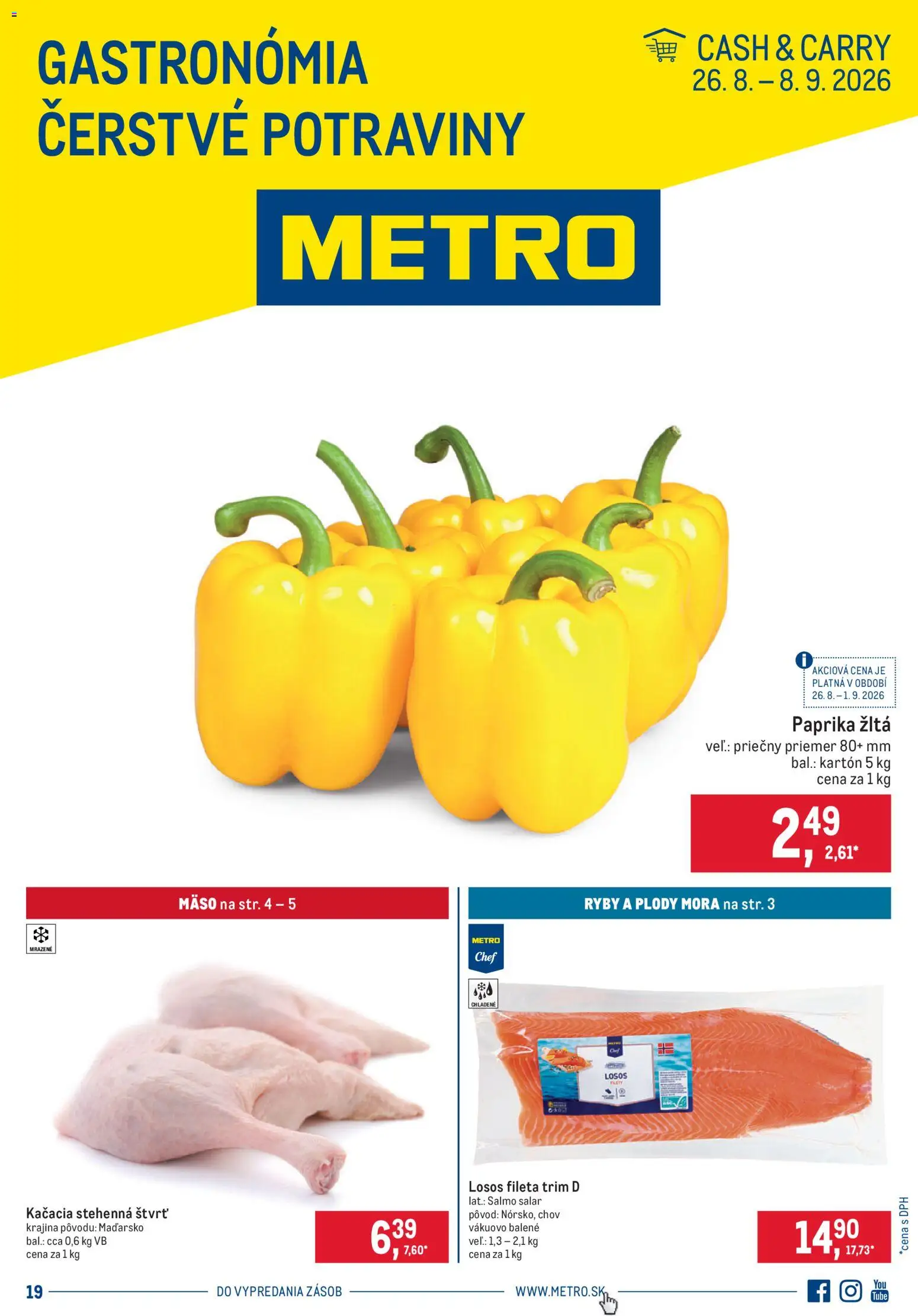Náhľad Metro letáku platného od 26.08.2026
