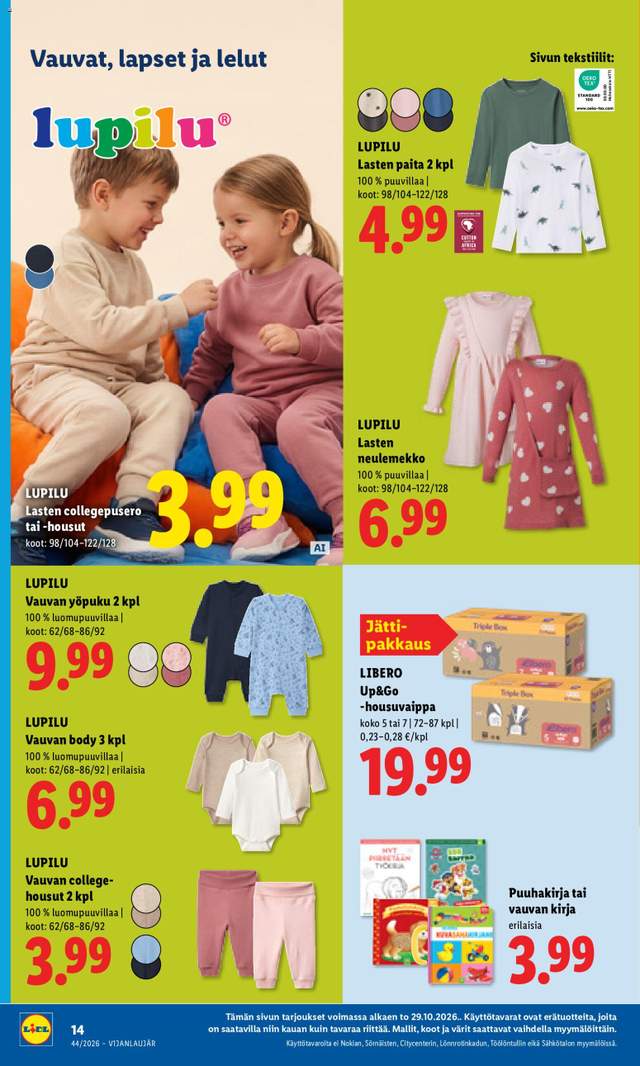 Uusi Lidl tarjouslehti alkaen 29/10