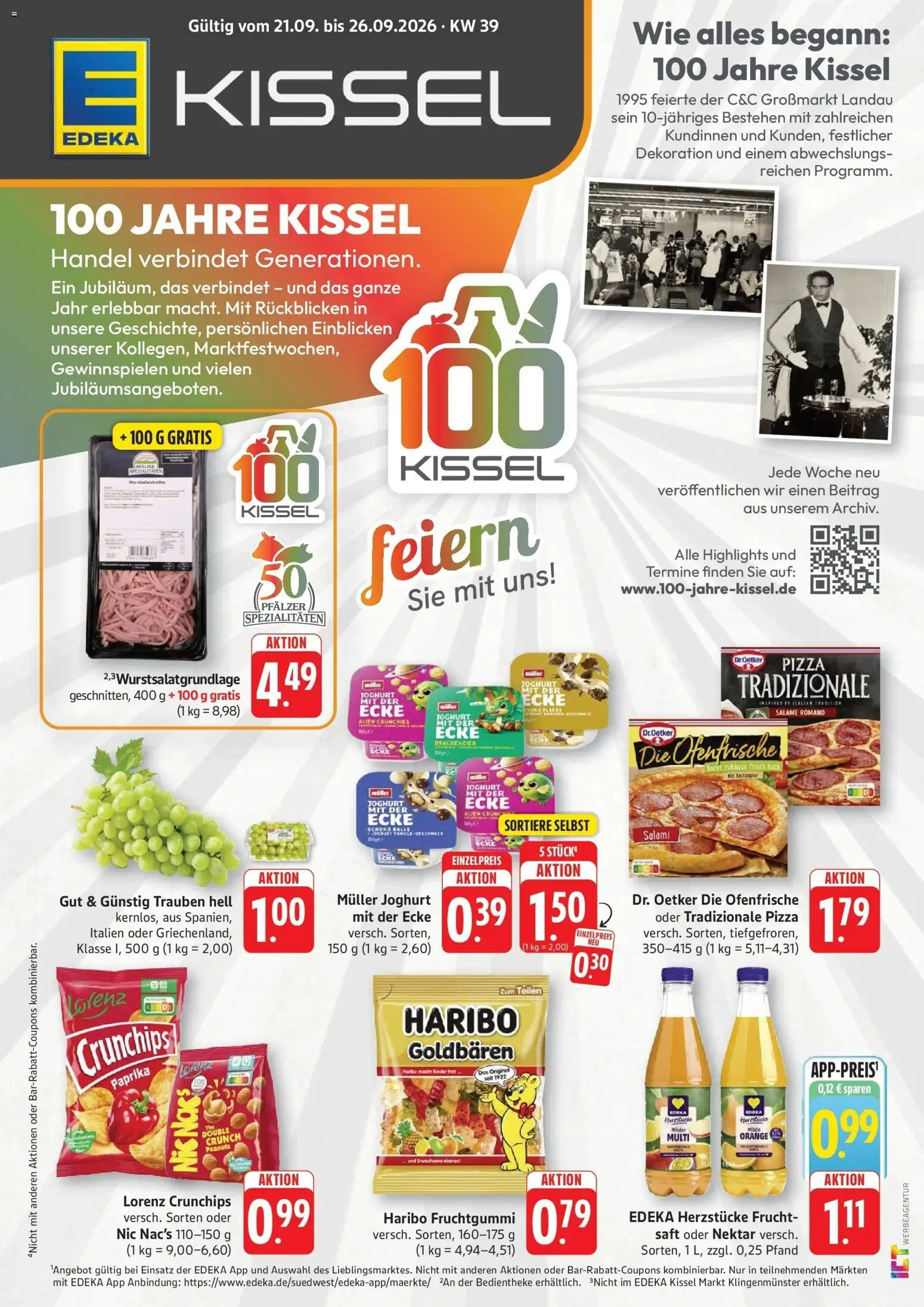 Vorschau von dem Prospekt des Geschäftes Edeka, gültig ab dem 21.09.2026