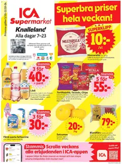 Förhandsgranska reklamblad ICA Supermarket erbjudanden från butik ICA Supermarket gäller från 05/10/2026