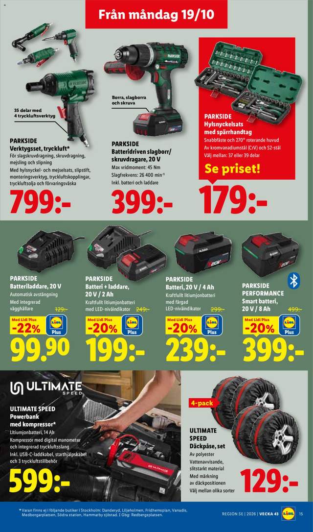 Nytt Lidl reklamblad från 19/10