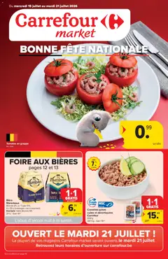 Prévisualisation de Carrefour market Folder de la semaine 29 du magasin Carrefour market formulaire valide 15/07/2026