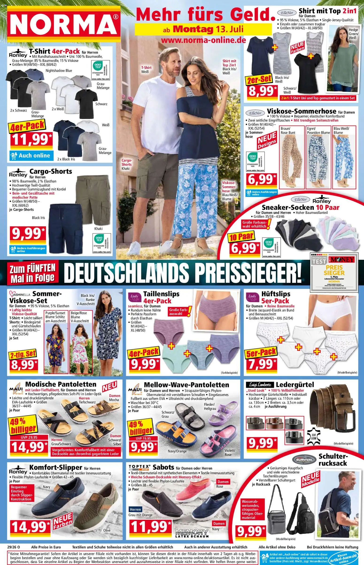Vorschau von dem Prospekt des Geschäftes Norma, gültig ab dem 13.07.2026