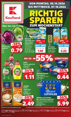 Voorbeeld van Kaufland DE -DE Folder van winkel Kaufland DE geldig vanaf 05-10-2026