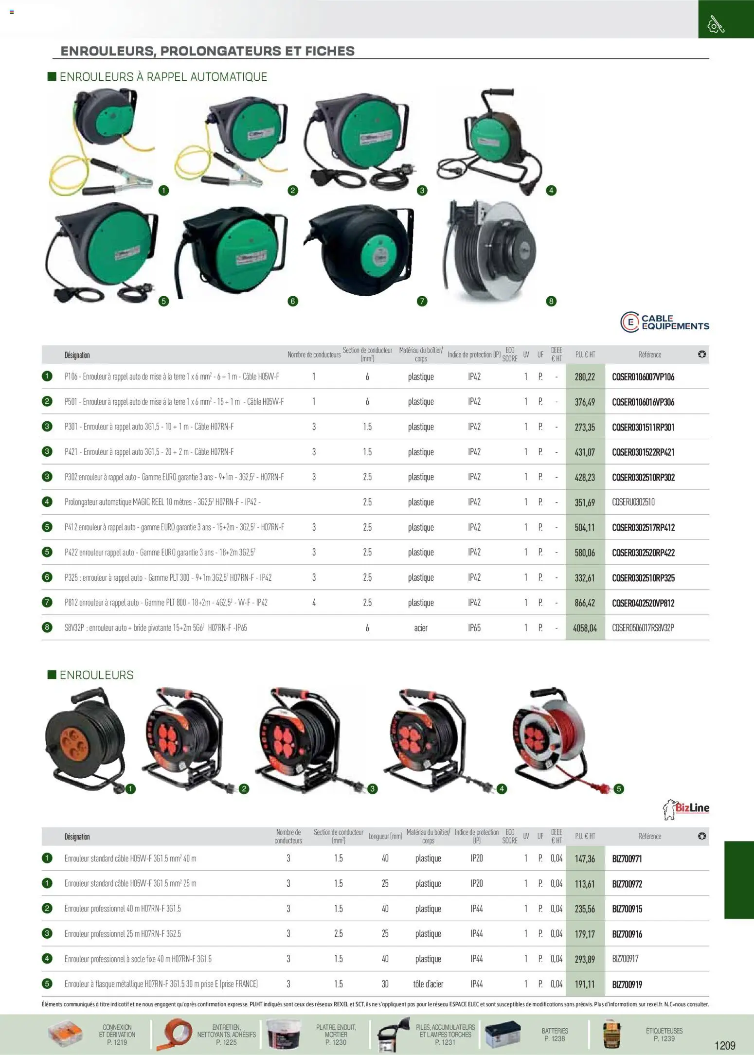 Prévisualisation de Brochure EPI, mesure, outillage, fixations et consommables du magasin Rexel formulaire valide 18/11/2025 - Mortier, Prise, Câble