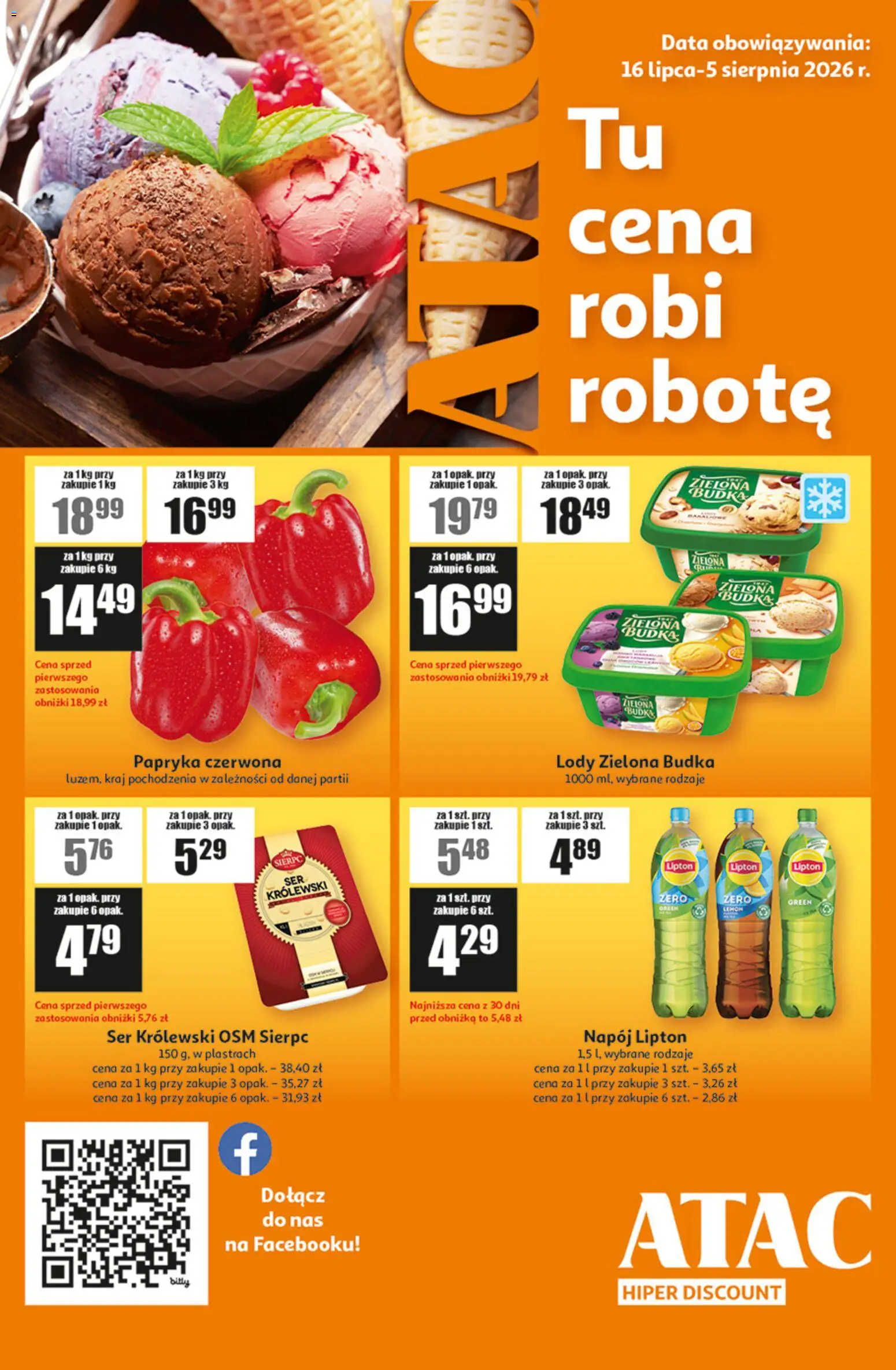 Pogląd gazetki "Auchan gazetka - ATAC Hiper Discount" ze sklepu Auchan ważnej od 16.07.2026