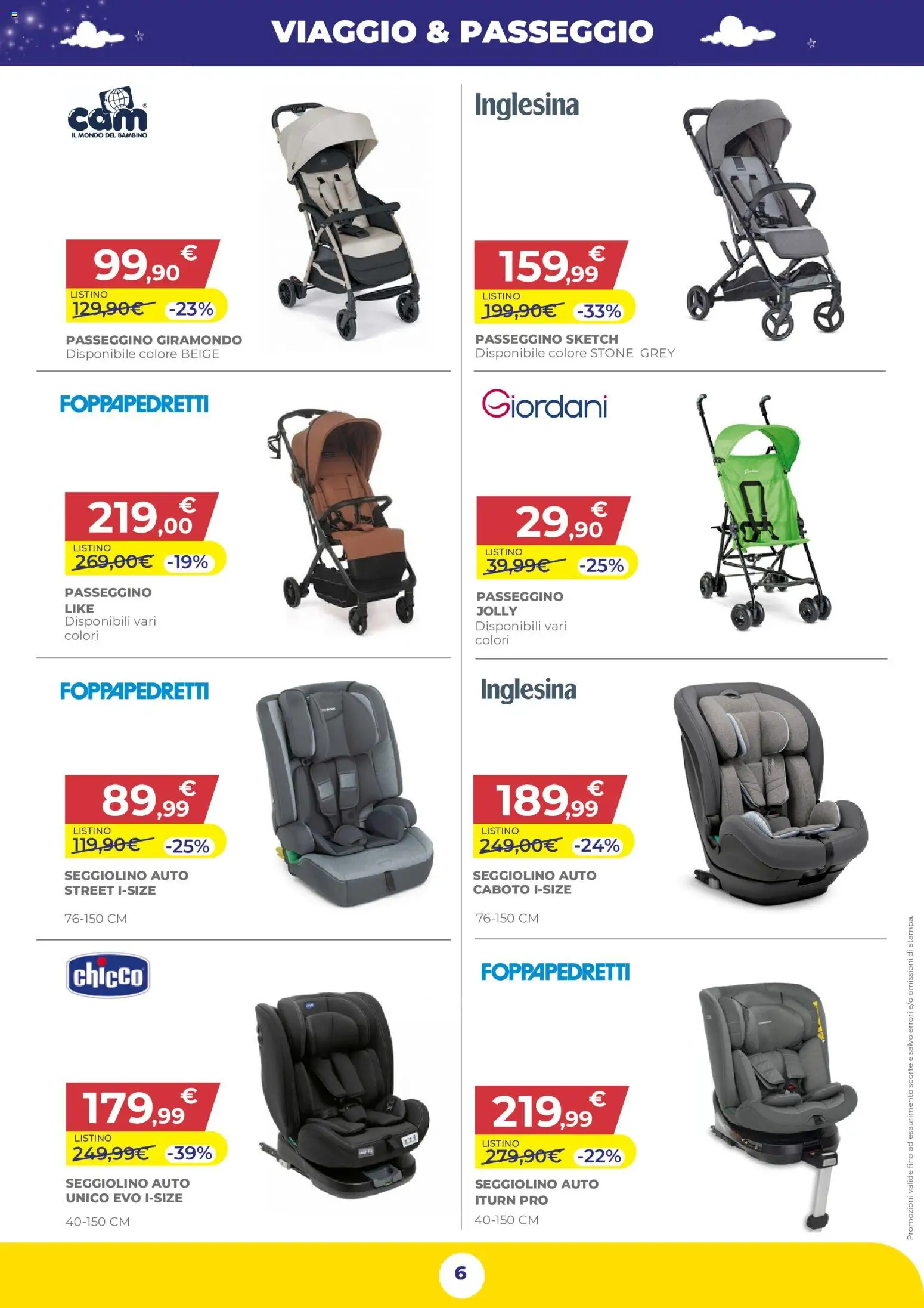 Anteprima dell'opuscolo Toys Center volantino Nuova Apertura Palermo dal negozio Toys Center valido da 29/10/2026 - Passeggino, Seggiolino