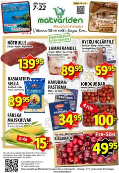 Förhandsgranska reklamblad Matvärlden erbjudanden från butik Matvärlden gäller från 06/07/2026