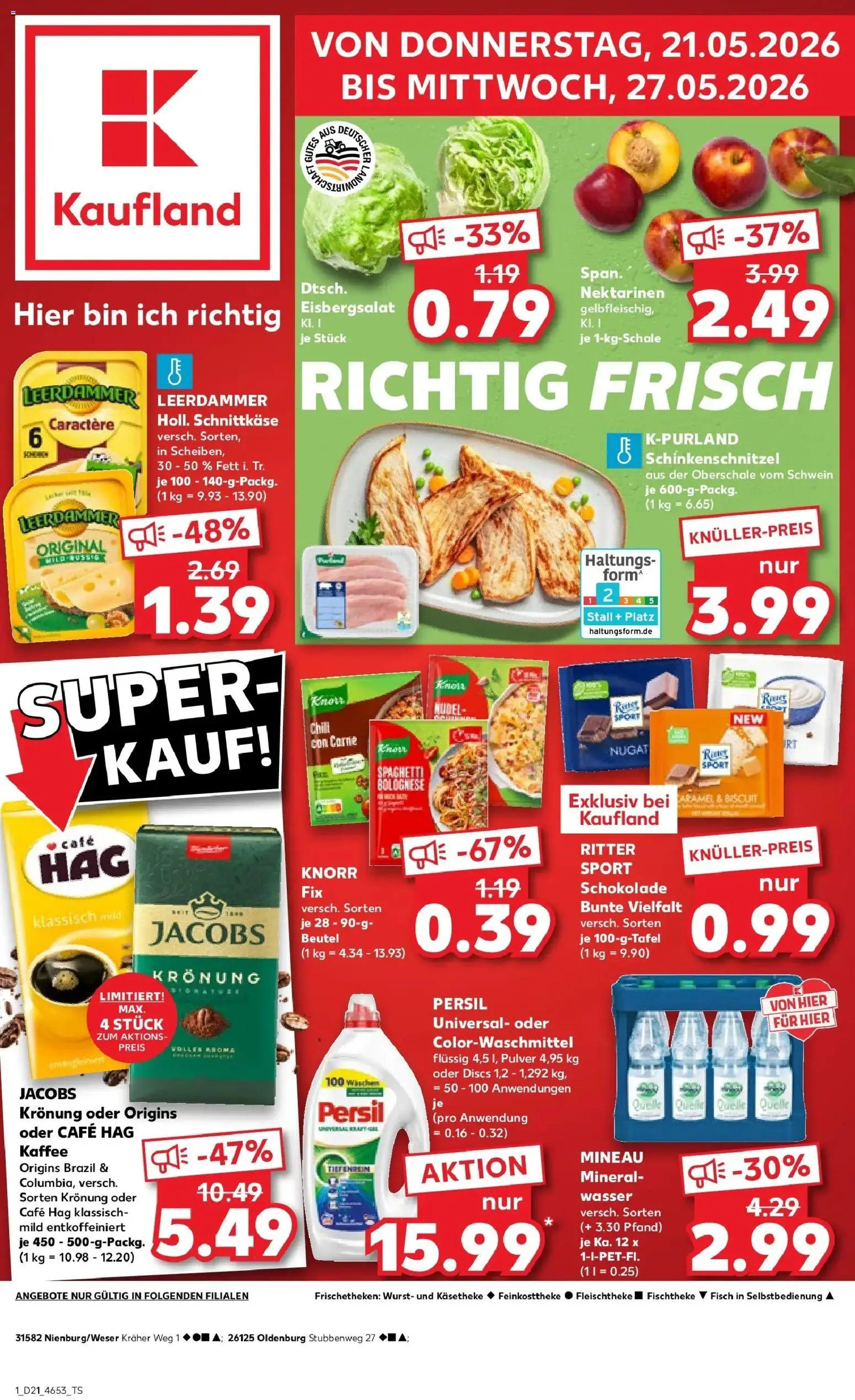 Vorschau von dem Prospekt des Geschäftes Kaufland, gültig ab dem 21.05.2026