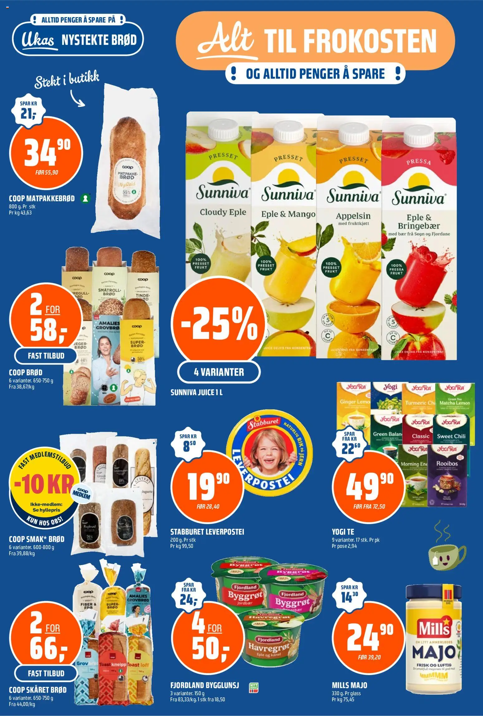 Forhåndsvis Coop Obs kundeavis fra butikk Coop Obs gyldig fra 14/09/2026