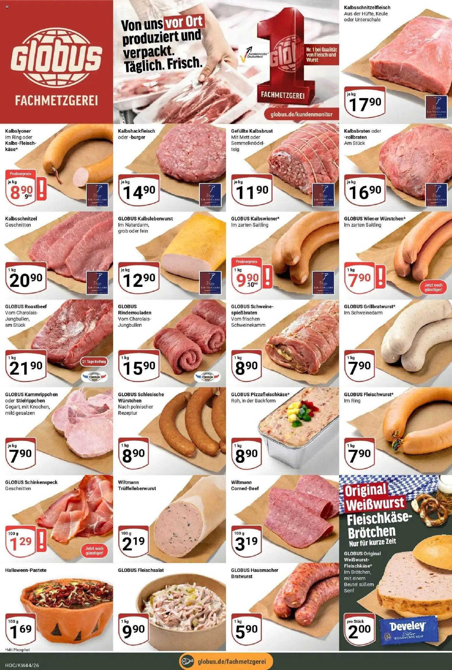 Vorschau von dem Prospekt des Geschäftes Globus, gültig ab dem 26.10.2026