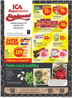 Förhandsgranska reklamblad Aktuella erbjudanden från butik ICA Supermarket gäller från 17/08/2026