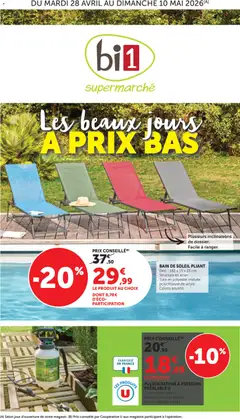 Prévisualisation de bi1 les beaux jours a prix bas du magasin bi1 formulaire valide 28/04/2026