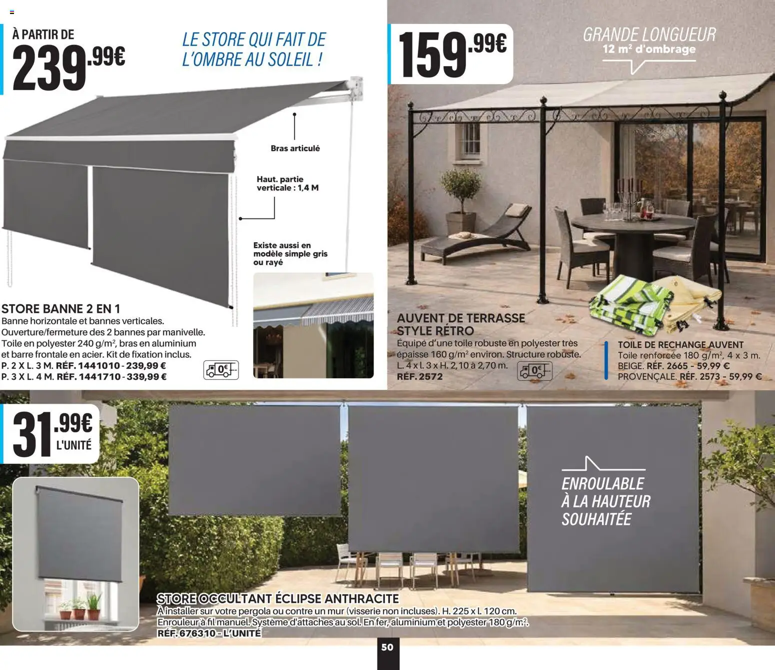 Prévisualisation de Shopix Catalogue Autome-Hiver 2026/2027 du magasin Shopix formulaire valide 01/09/2026 - Pergola, Store
