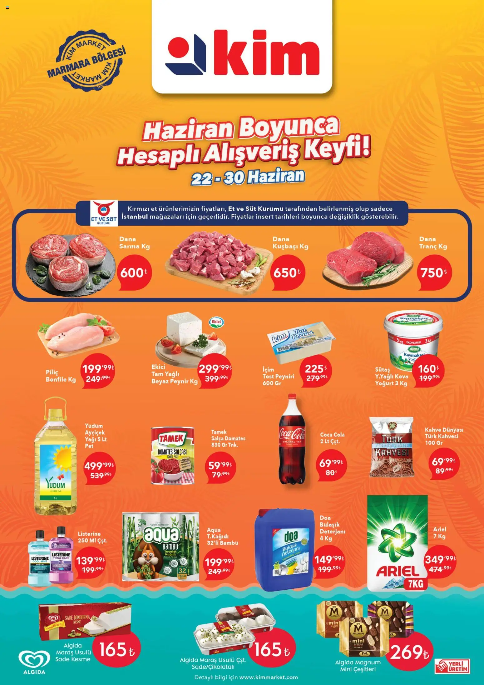 Kim Market Kim Market Katalog - Marmara Insert 22.06.2026 - Broşürünün önizlemesi