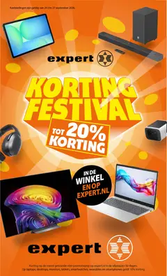 Voorbeeld van Expert folder van winkel Expert geldig vanaf 21-09-2026