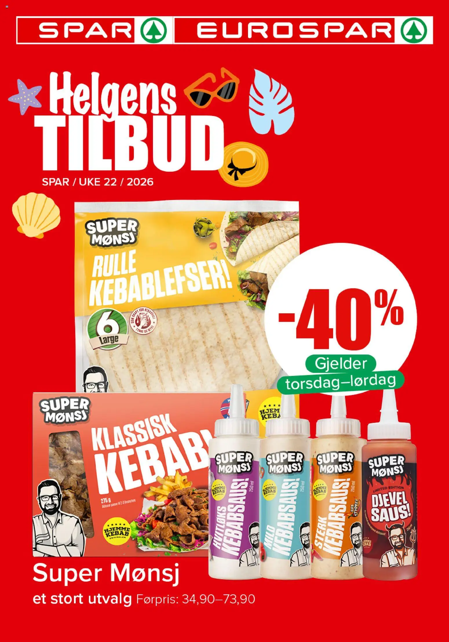 Forhåndsvis Spar Helgens Tilbud fra butikk Spar gyldig fra 28/05/2026
