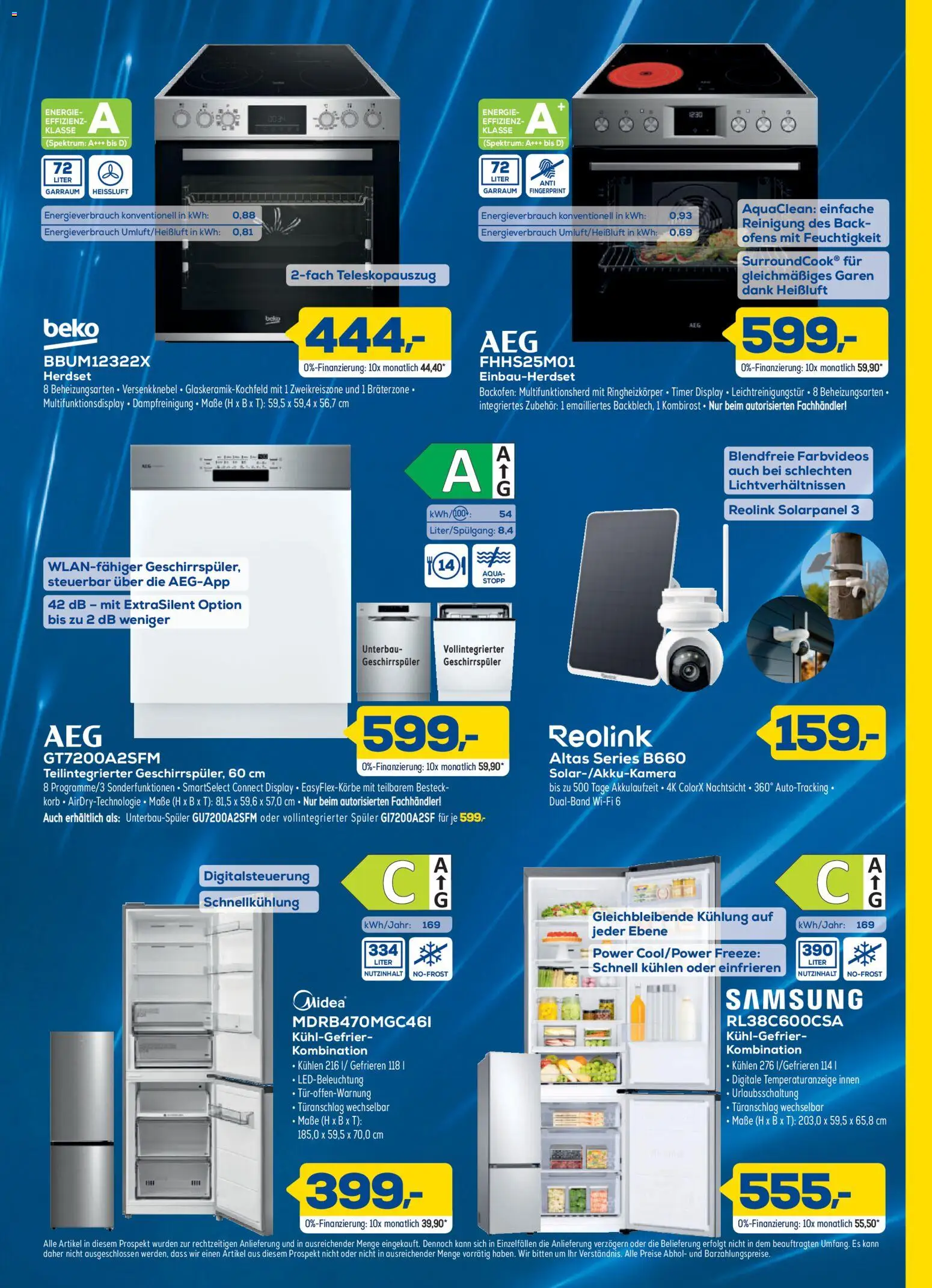 Vorschau von dem Prospekt des Geschäftes Euronics, gültig ab dem 28.10.2026 - Samsung, Geschirrspüler, Backofen, Korb