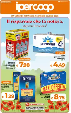 Anteprima dell'opuscolo Ipercoop volantino Sicilia dal negozio Ipercoop valido da 29/05/2026