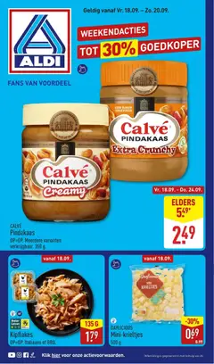 Voorbeeld van Aldi folder - Weekendfolder van winkel Aldi geldig vanaf 18-09-2026