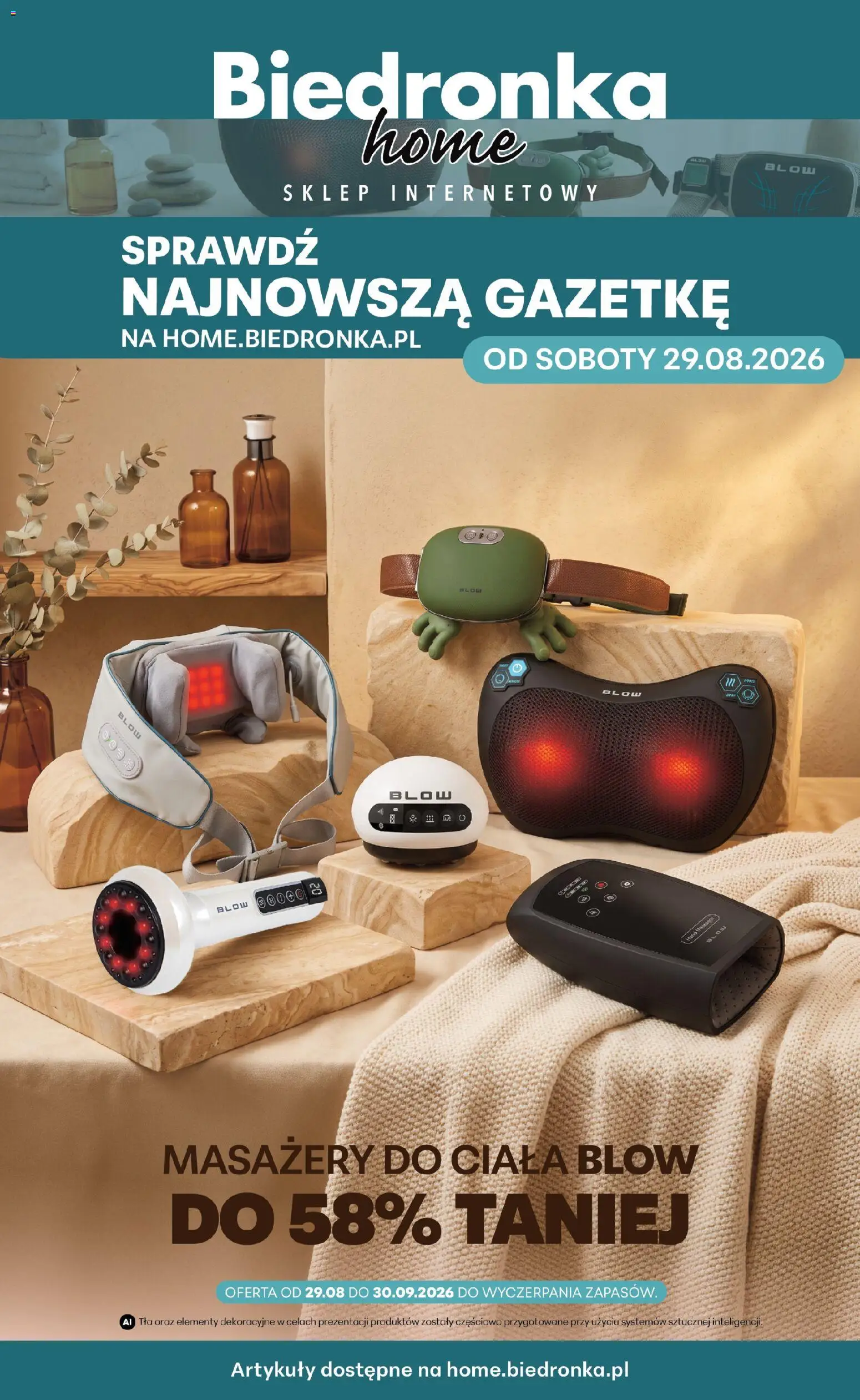 Pogląd gazetki "Biedronka gazetka - Home" ze sklepu Biedronka ważnej od 29.08.2026
