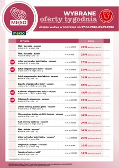 Pogląd gazetki "Makro gazetka - Wybrane oferty tygodnia w dostawie" ze sklepu Makro ważnej od 27.06.2026
