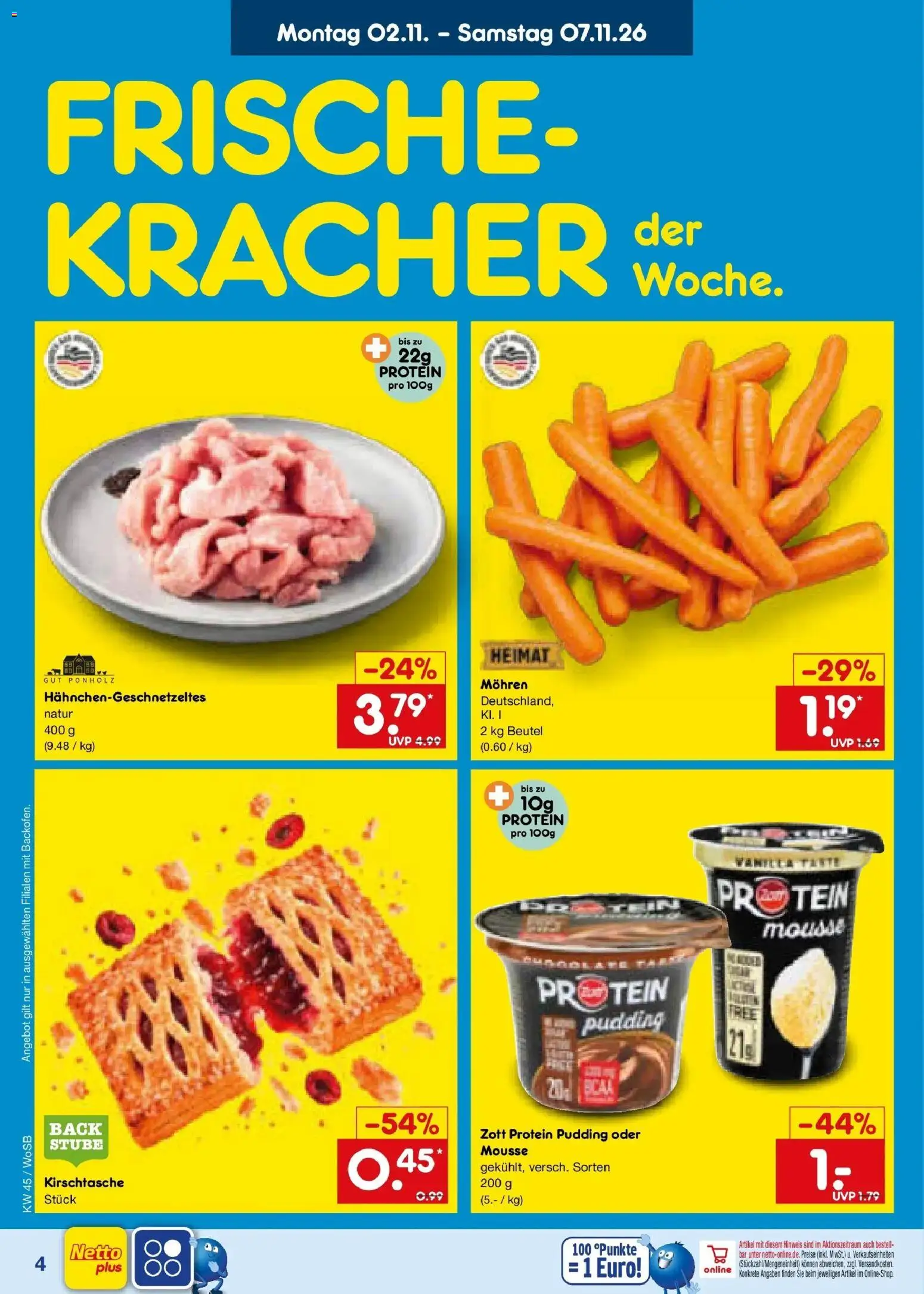 Vorschau von dem Prospekt des Geschäftes Netto Marken-Discount, gültig ab dem 02.11.2026 - Pudding, Mohren