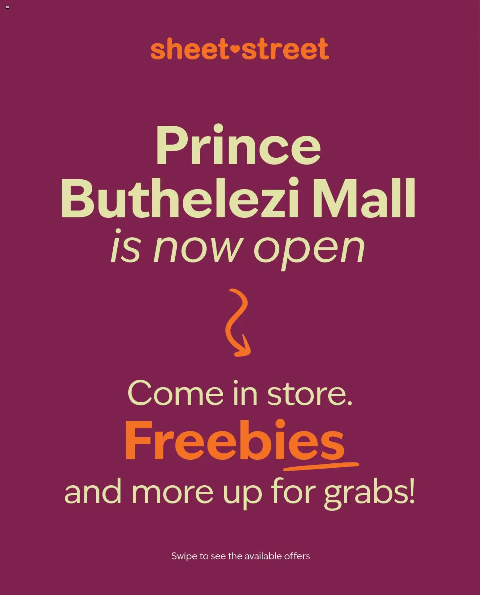 Preview of Sheet Street flyer valid from 30/04/2026