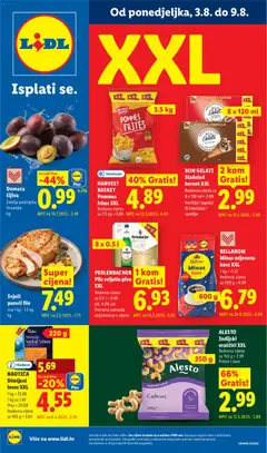 Pregled letka Lidl Katalog trgovine Lidl vrijedi od 03.08.2026