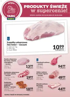 Pogląd gazetki "Makro gazetka - Produkty świeże w supercenie" ze sklepu Makro ważnej od 22.06.2026