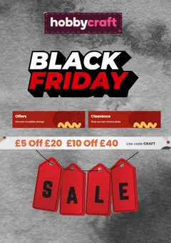 Preview of Hobbycraft Hobbycraft Black friday notice valid from 20/10/2026