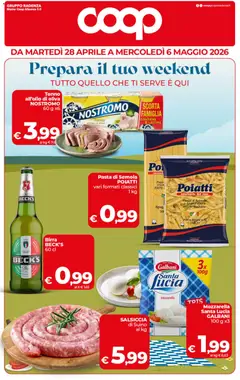 Anteprima dell'opuscolo COOP volantino Sicilia dal negozio COOP valido da 28/04/2026