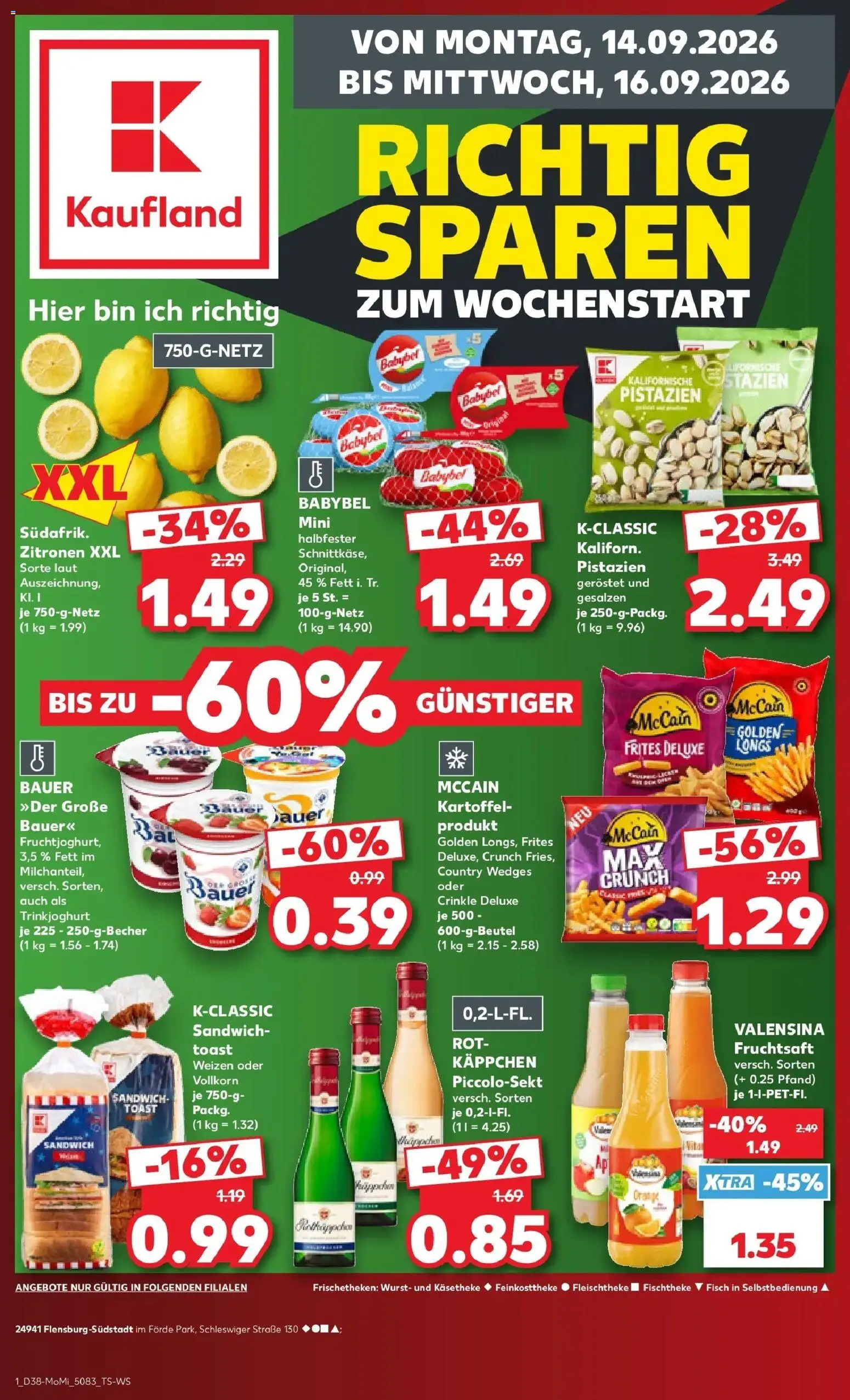 Vorschau von dem Prospekt des Geschäftes Kaufland, gültig ab dem 14.09.2026