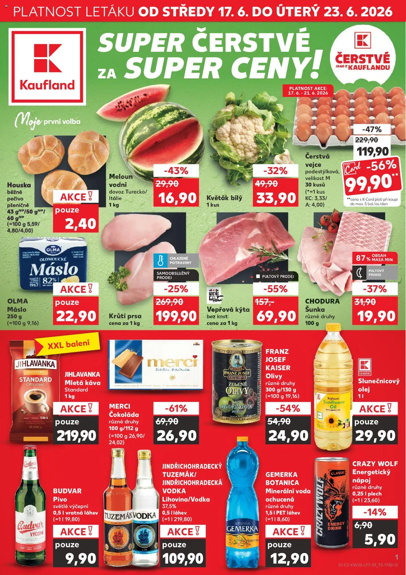 Náhled nabídky: Kaufland Kaufland leták - Kolín platný od 17.06.2026