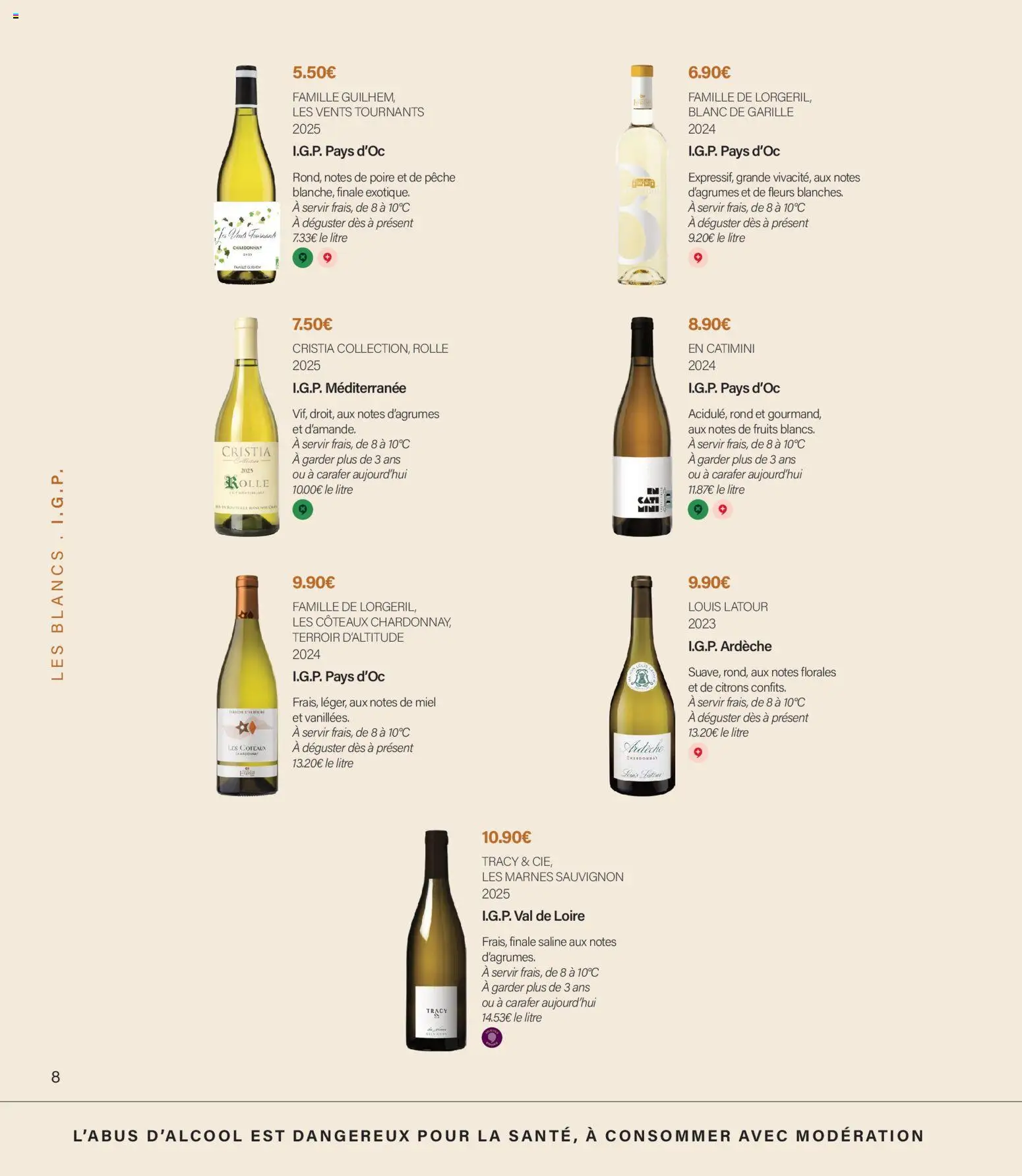 Prévisualisation de Monoprix - Guide foire aux vins du magasin Monoprix formulaire valide 11/09/2026 - Fleurs, Fruits, Pêche, Miel, Poire, Citrons