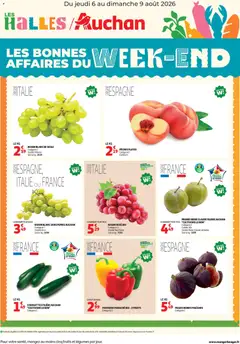 Prévisualisation de Auchan Les bons plans du week end dans votre hyper ! du magasin Auchan formulaire valide 06/08/2026