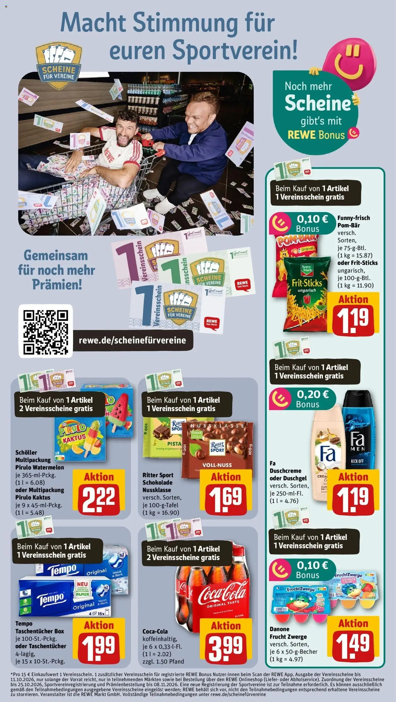 Vorschau von dem Prospekt des Geschäftes Rewe, gültig ab dem 07.09.2026