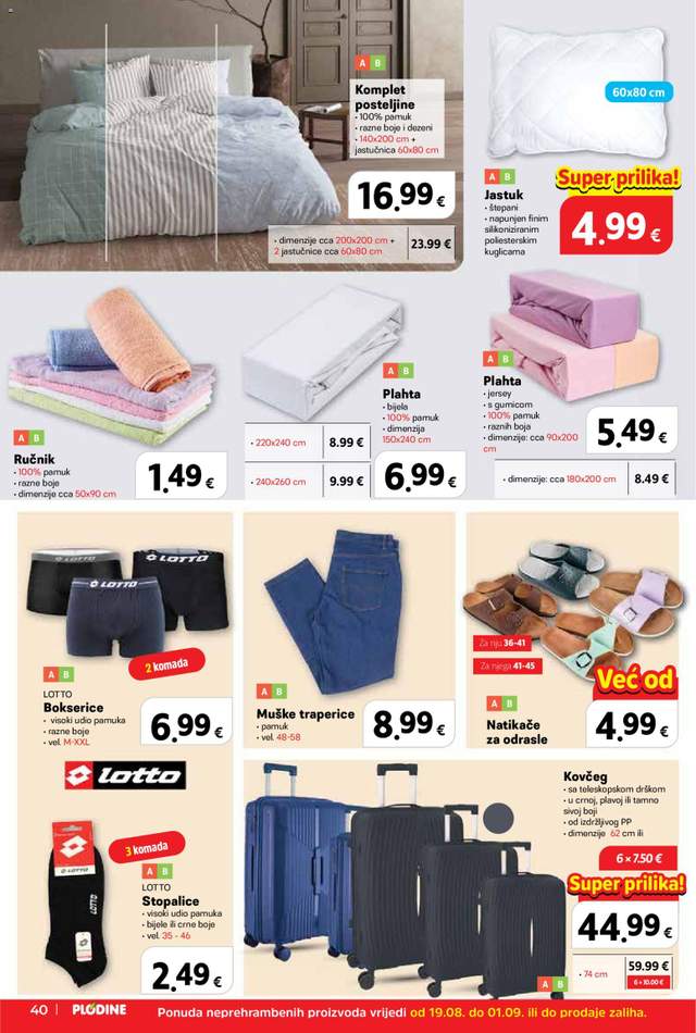 Novi Plodine katalog od 19.08.
