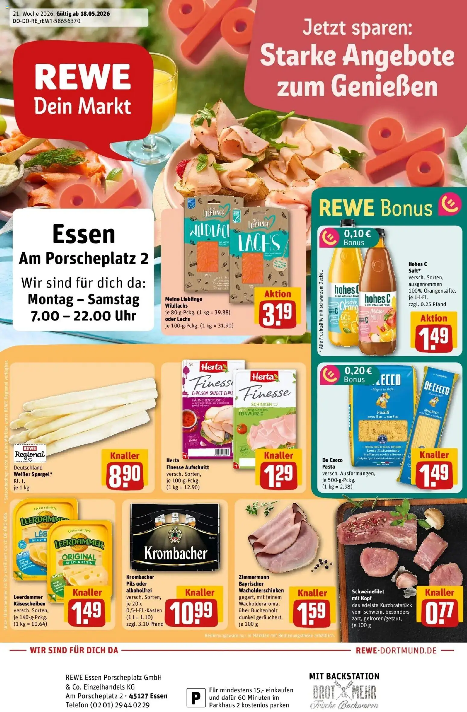 REWE Prospekt ab 18.05.2026 nächste Woche - Rewe Prospekt Essen