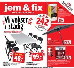 Eksempel på tilbudsavis Jem & fix - Tilbudsavis uge 24 fra butik Jem & fix gyldig fra 07/06/2026