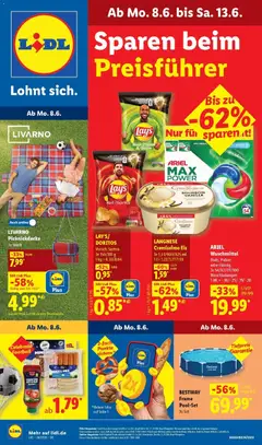 Vorschau von dem Prospekt des Geschäftes Lidl, gültig ab dem 08.06.2026