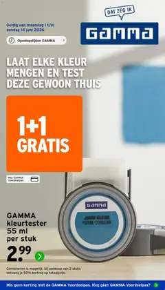 Voorbeeld van GAMMA folder van winkel GAMMA geldig vanaf 01-06-2026