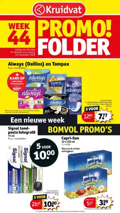 Voorbeeld van Kruidvat folder week 44 van winkel Kruidvat geldig vanaf 27/10/2026