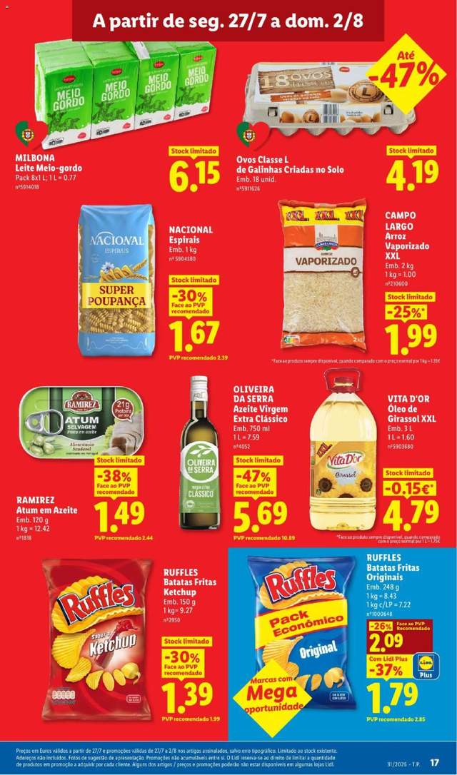 Novo folheto Lidl a partir de 27/07
