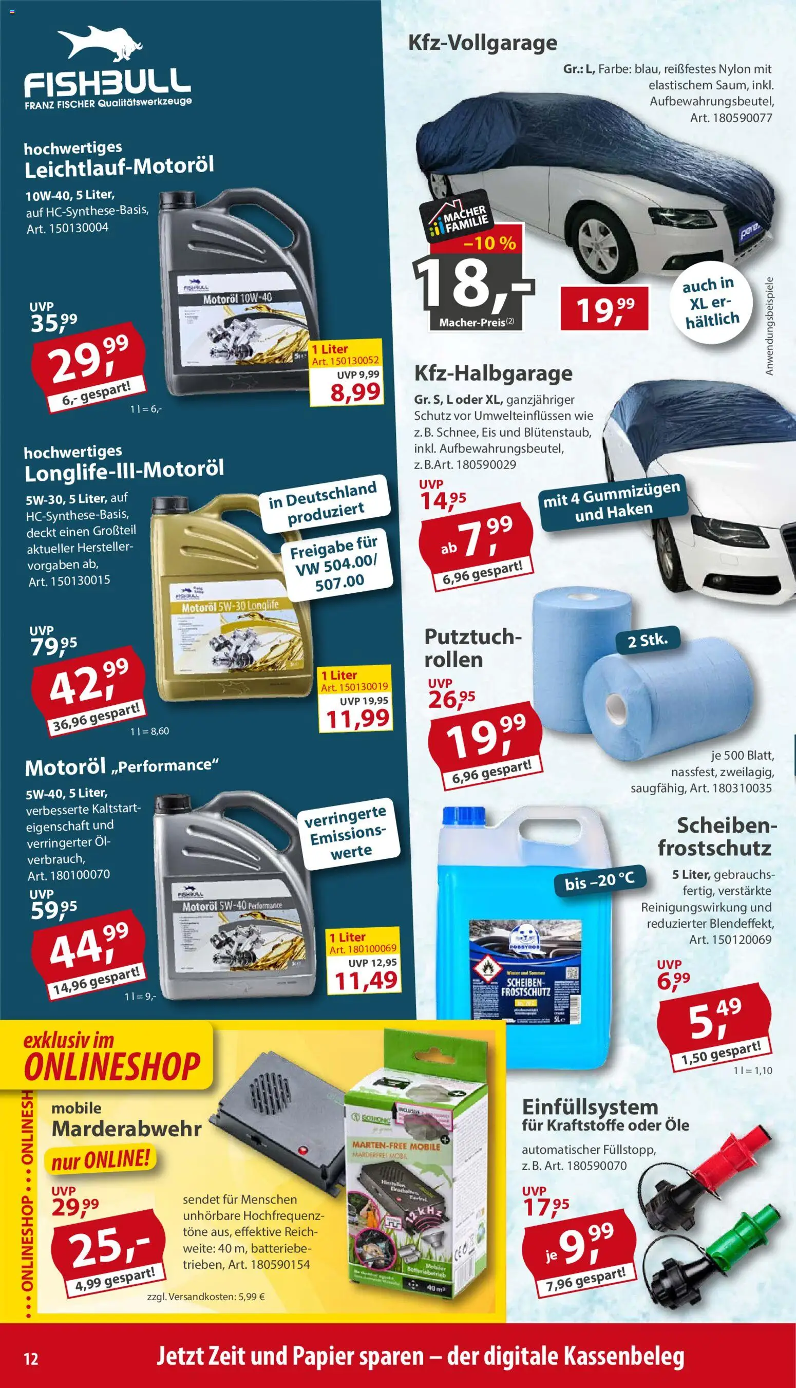 Vorschau von dem Prospekt des Geschäftes Sonderpreis Baumarkt, gültig ab dem 31.10.2026 - Eis, Öl