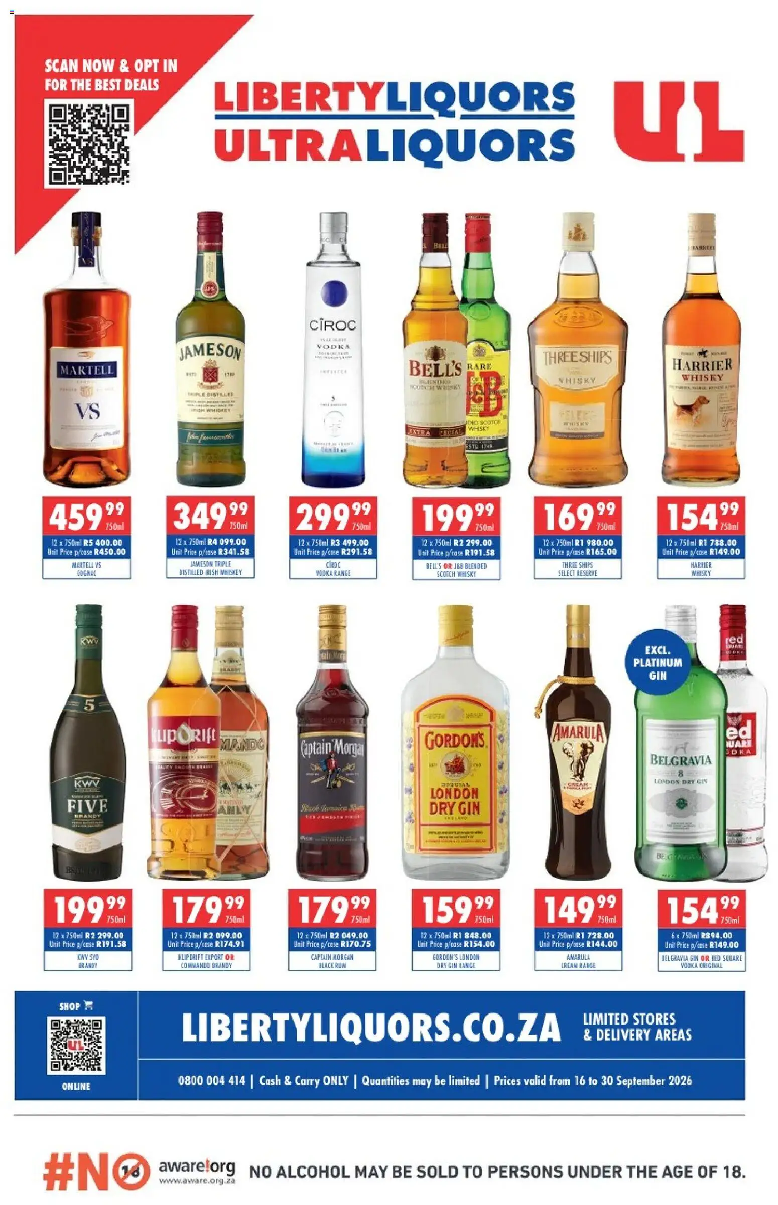 Preview of Ultra Liquors flyer valid from 16/09/2026
