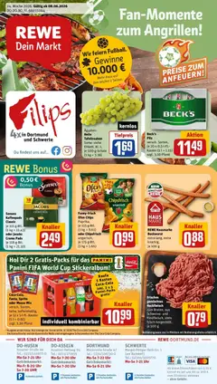 Vorschau von dem Prospekt des Geschäftes Rewe, gültig ab dem 08.06.2026