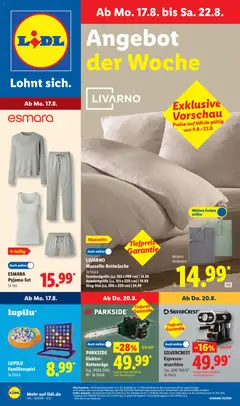 Náhled nabídky: Lidl Německo Lidl Německo leták platný od 17.08.2026