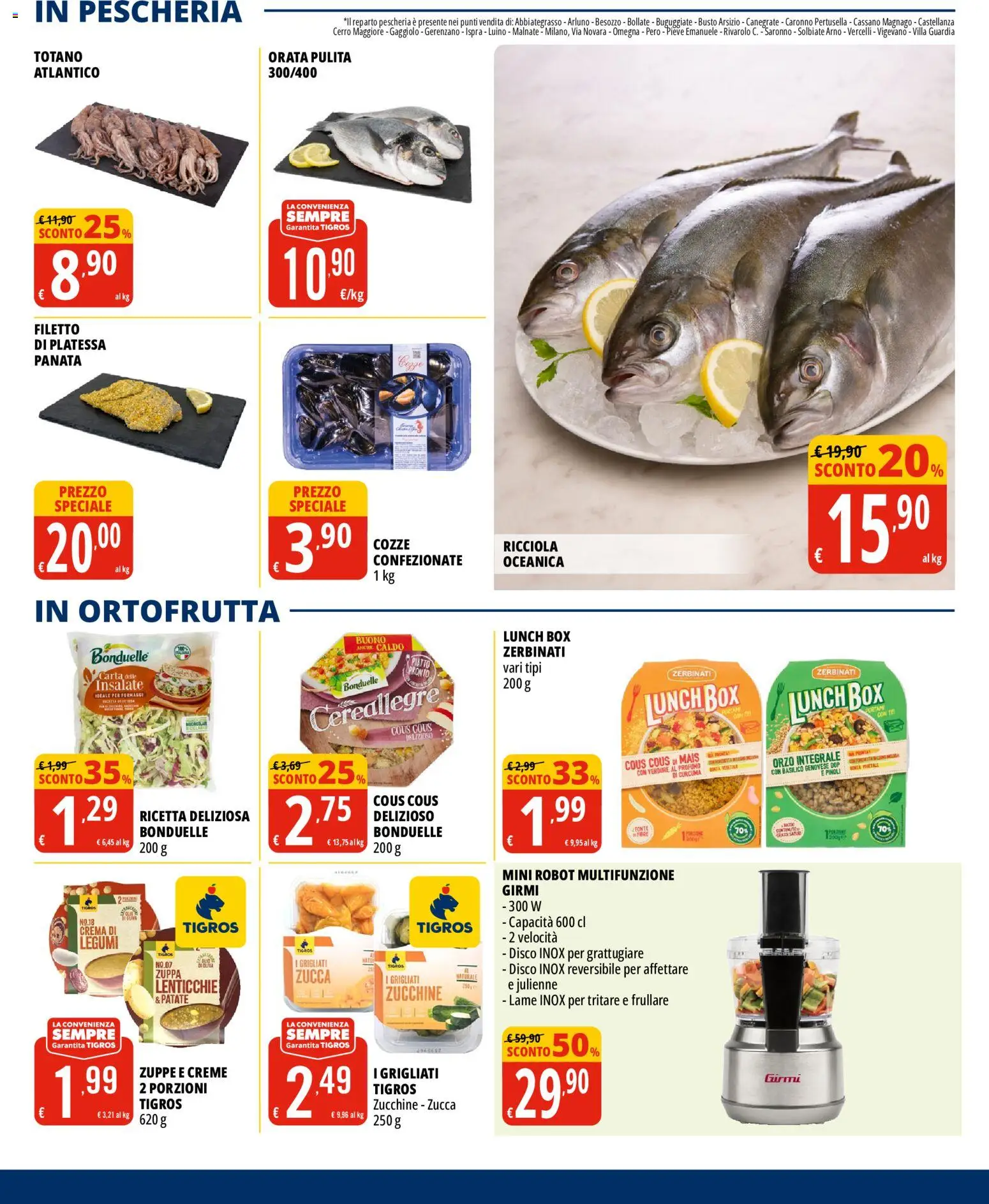 Anteprima dell'opuscolo Tigros volantino dal negozio Tigros valido da 28/10/2026 - Piatto, Lenticchie, Disco, Profumo, Legumi, Totano, Filetto, Zuppe