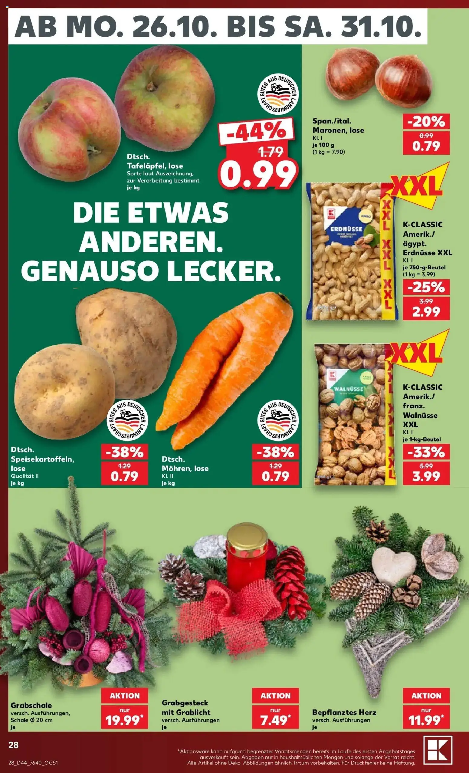 Vorschau von dem Prospekt des Geschäftes Kaufland, gültig ab dem 26.10.2026